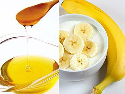 香蕉+蜂蜜保湿滋润面膜